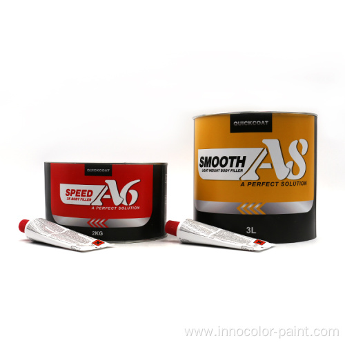 2K ultra smooth BPO bodyfiller for car paint